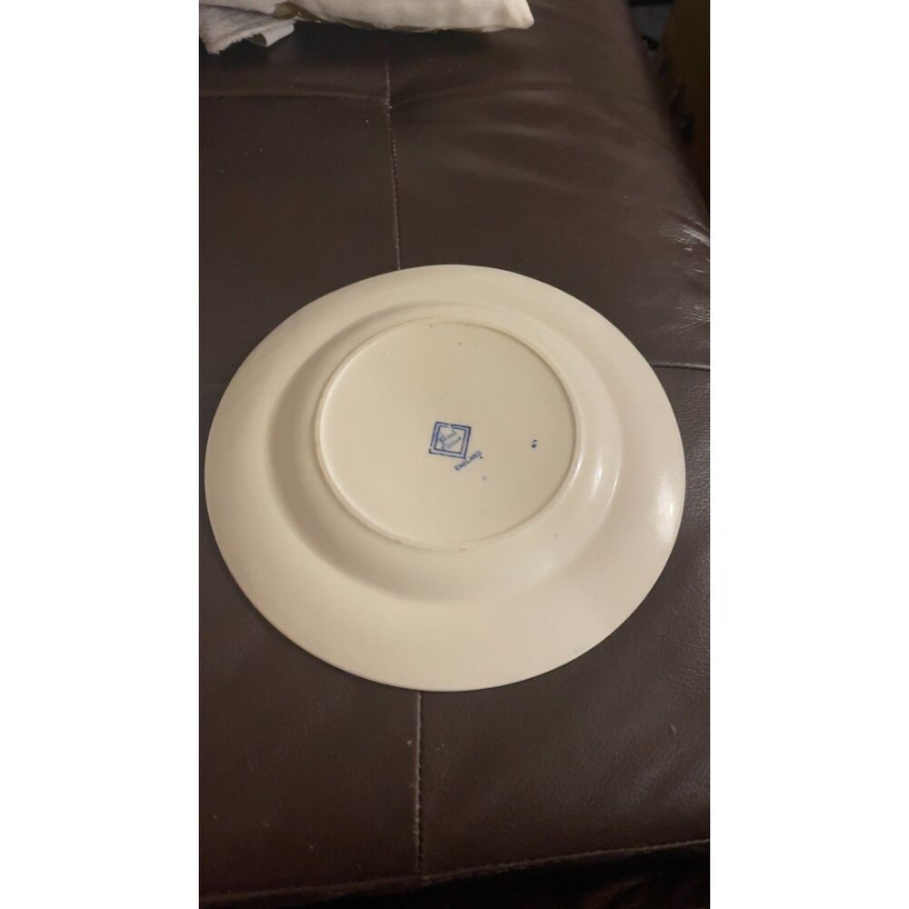 Vintage Ridgway Semi China England Blue Willow Salad Plates 8” Set of 2 - Picture 8 of 9